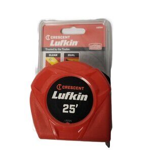 Crescent Lufkin 25 ft Tape Measure L625N Clear Dual Blade Measuring Tape
